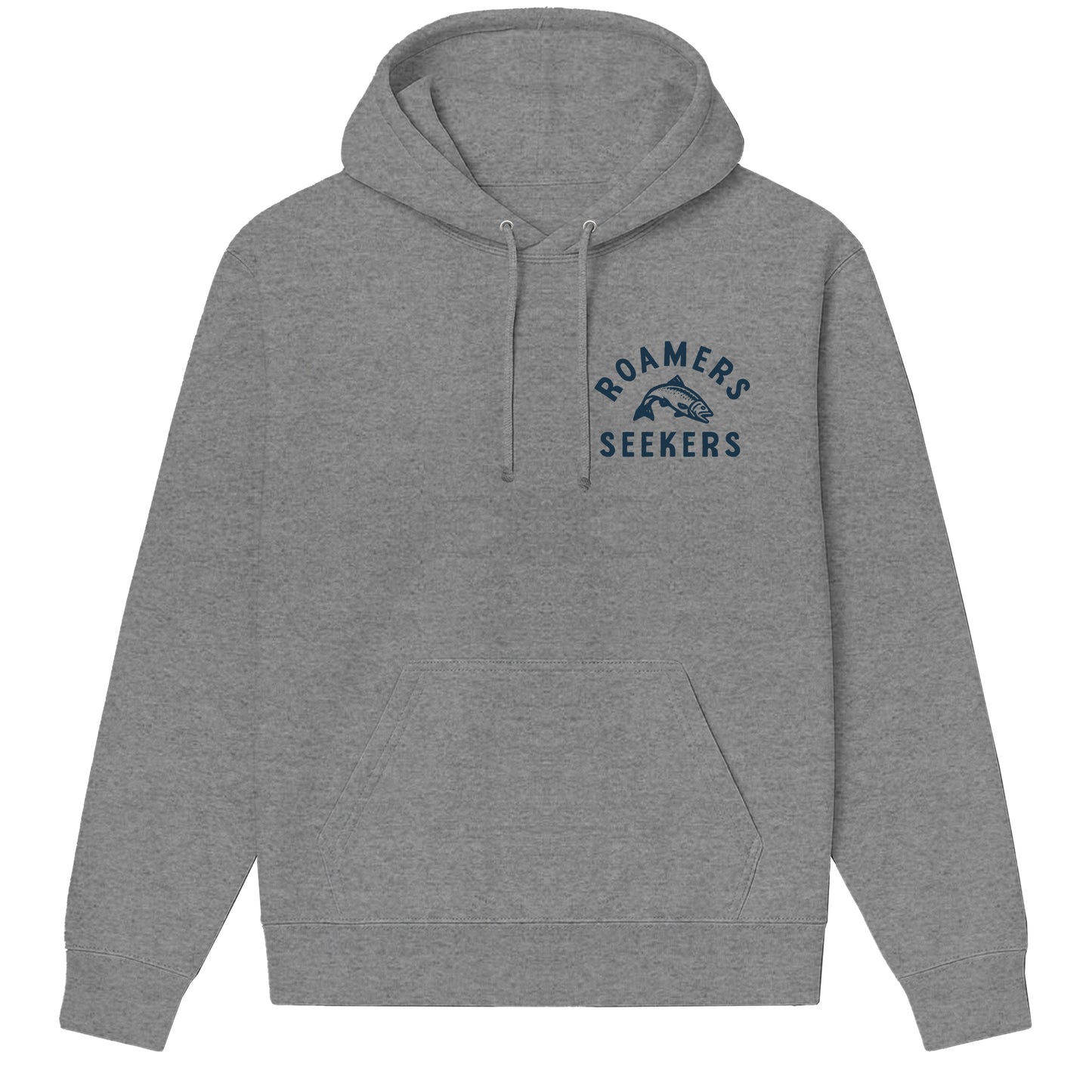 ROAMERS & SEEKERS Salmon Run HOODIE HEATHER GREY