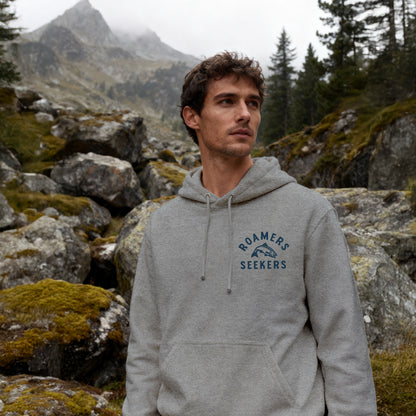 ROAMERS & SEEKERS Salmon Run HOODIE HEATHER GREY