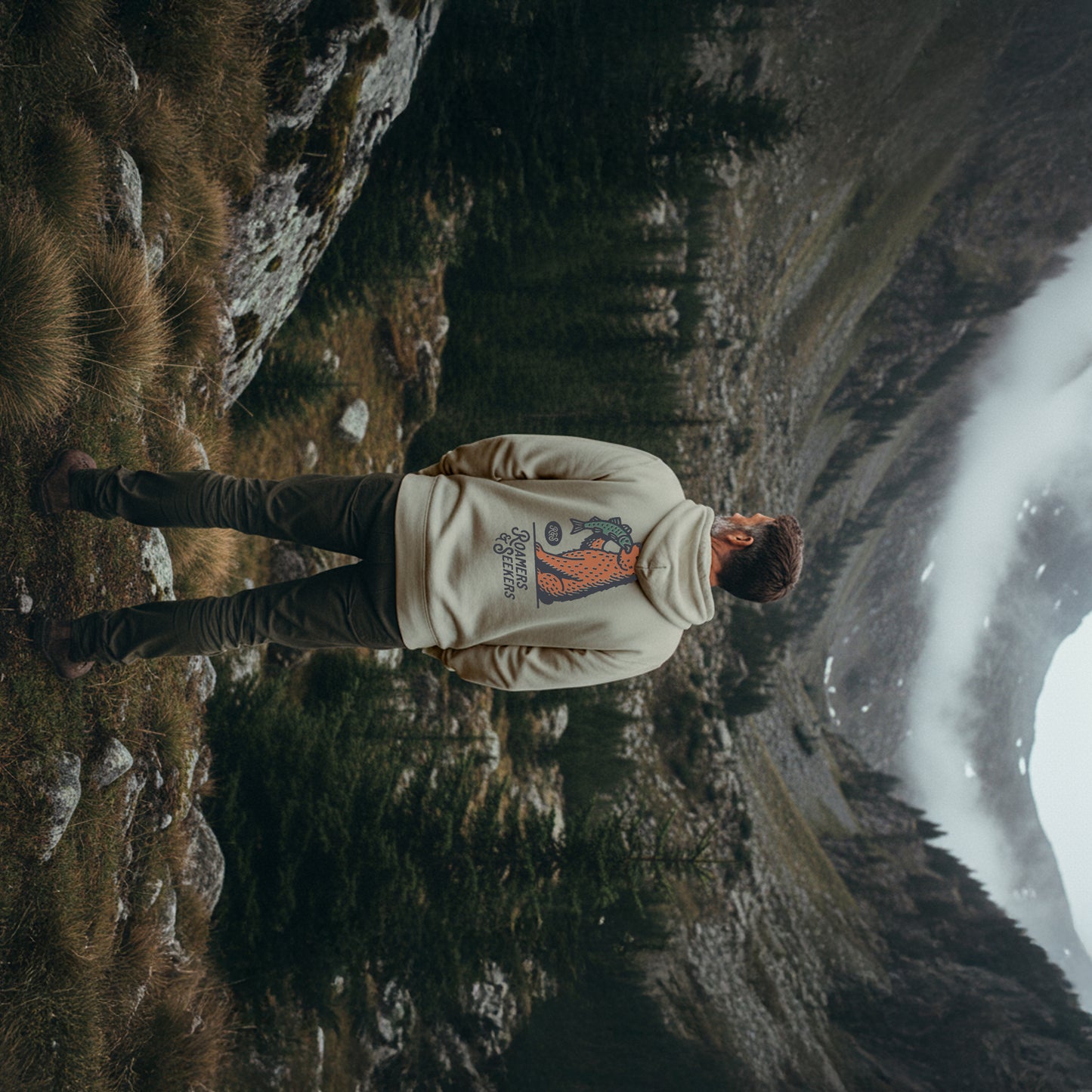 ROAMERS & SEEKERS Hunter HOODIE NATURAL STONE