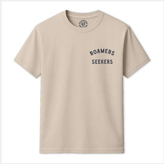 Roamers & Seekers Mens Hunter Graphic T-Shirt – Natural – Classic Fit 100% Cotton – Roamers & Seekers Graphic Tee