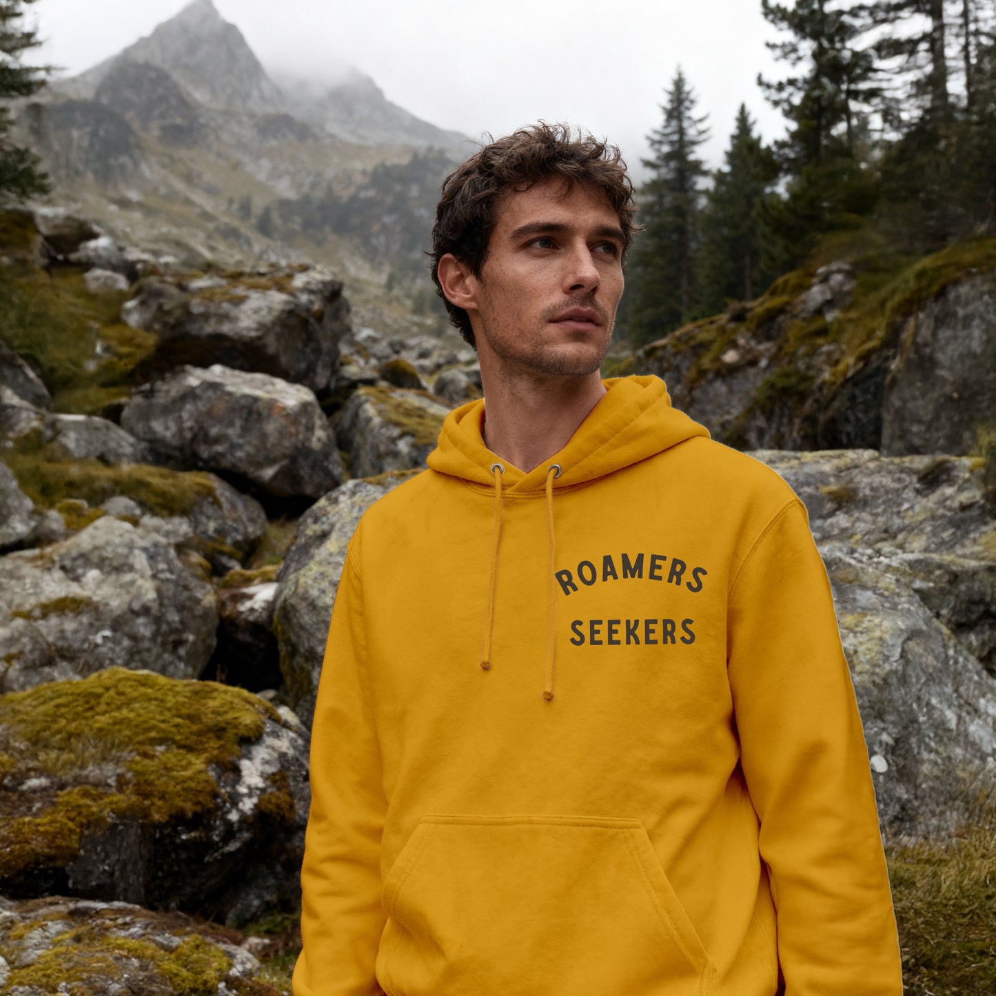 ROAMERS & SEEKERS Hunter HOODIE MUSTARD