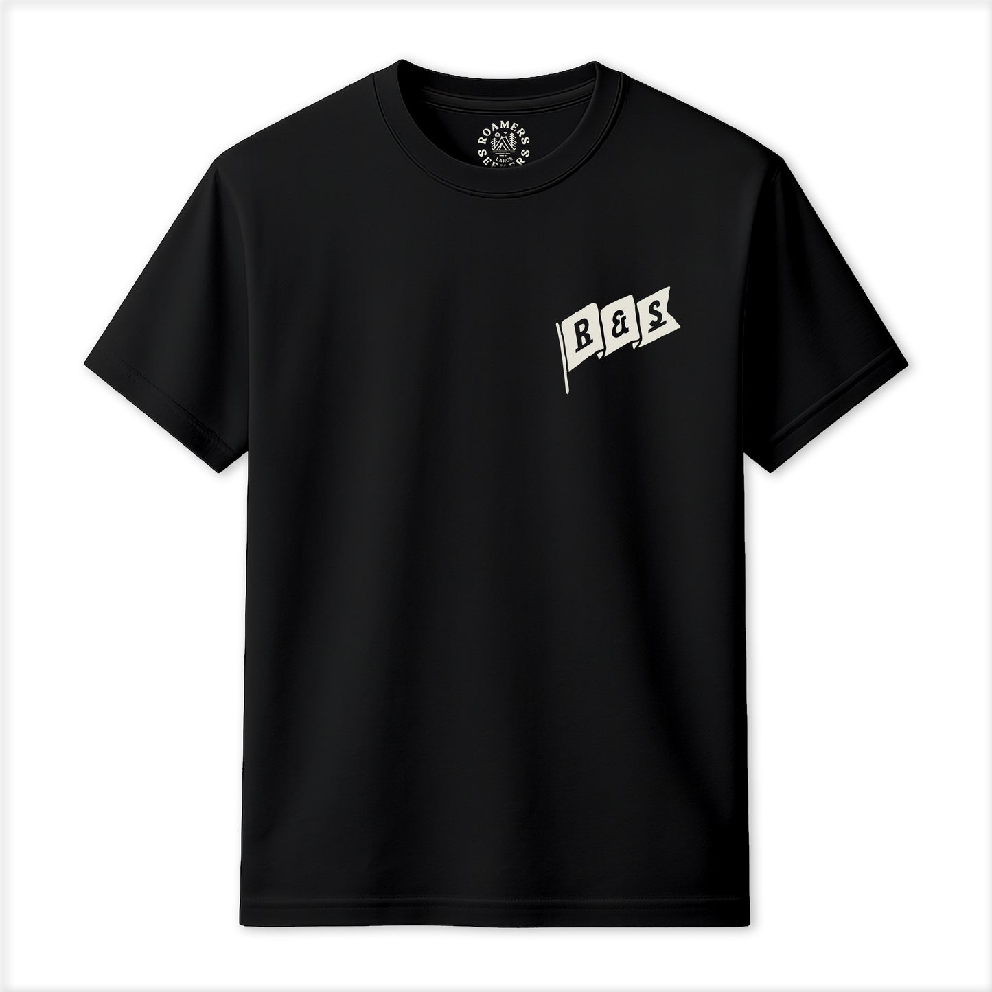 Roamers & Seekers Mens Signals Graphic T-Shirt – Black – Classic Fit 100% Cotton – Roamers & Seekers Graphic Tee