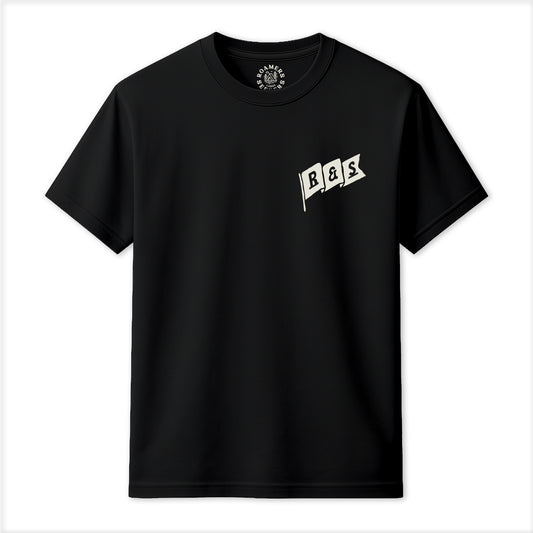 Roamers & Seekers Mens Signals Graphic T-Shirt – Black – Classic Fit 100% Cotton – Roamers & Seekers Graphic Tee