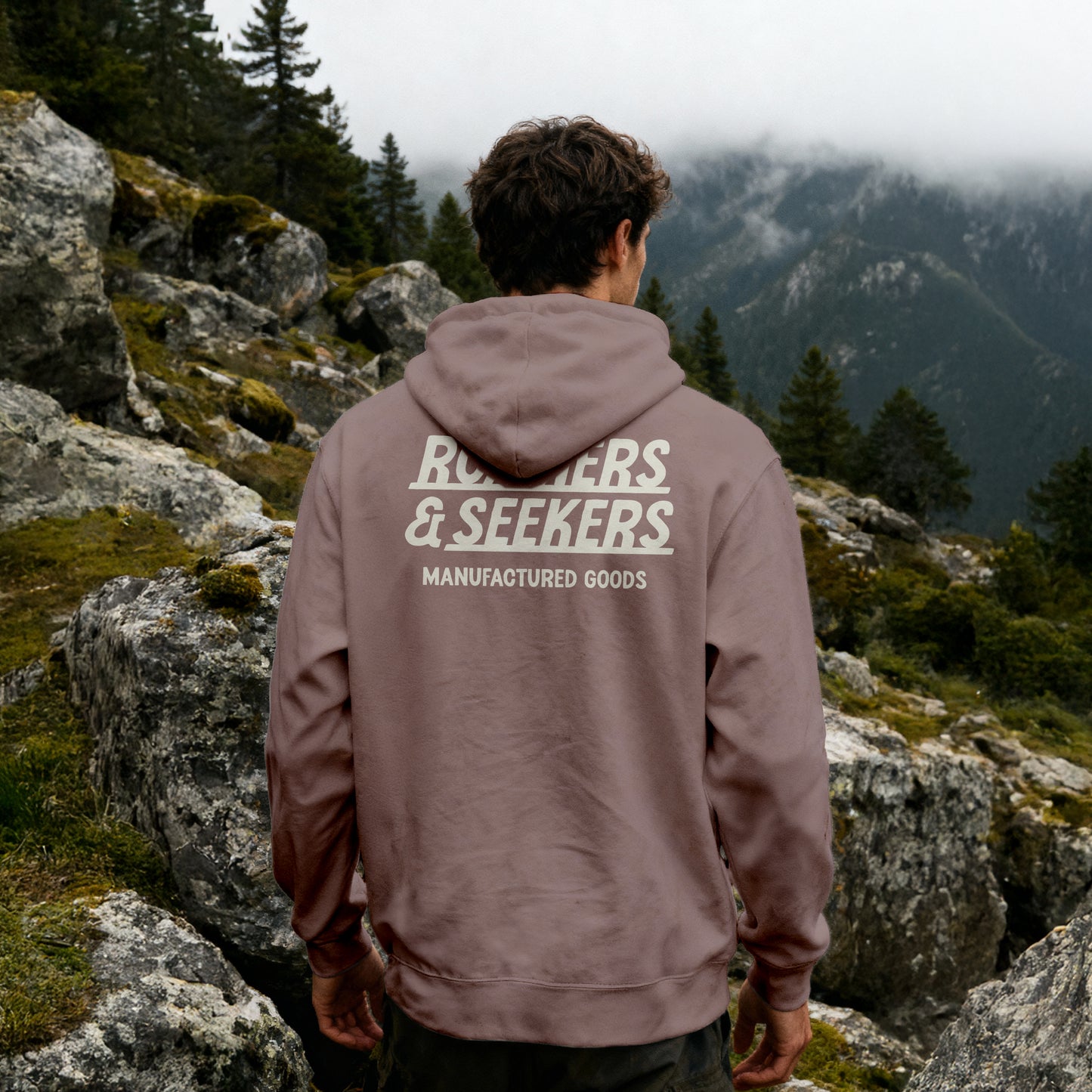 ROAMERS & SEEKERS SIGNALS HOODIE MOCHA BROWN