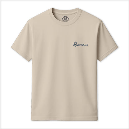 Roamers & Seekers Mens Rachet Graphic T-Shirt – Natural – Classic Fit 100% Cotton – Roamers & Seekers Graphic Tee