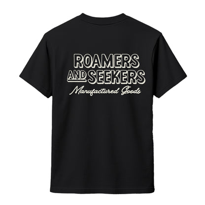 Roamers & Seekers Mens Rachet Graphic T-Shirt – Black – Classic Fit 100% Cotton – Roamers & Seekers Graphic Tee