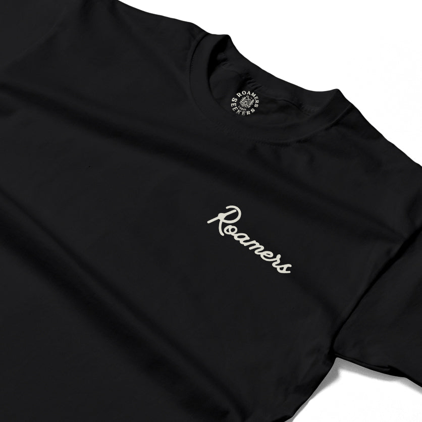 Roamers & Seekers Mens Rachet Graphic T-Shirt – Black – Classic Fit 100% Cotton – Roamers & Seekers Graphic Tee