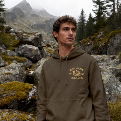 ROAMERS & SEEKERS Goods & Supply HOODIE OLIVE GREEN