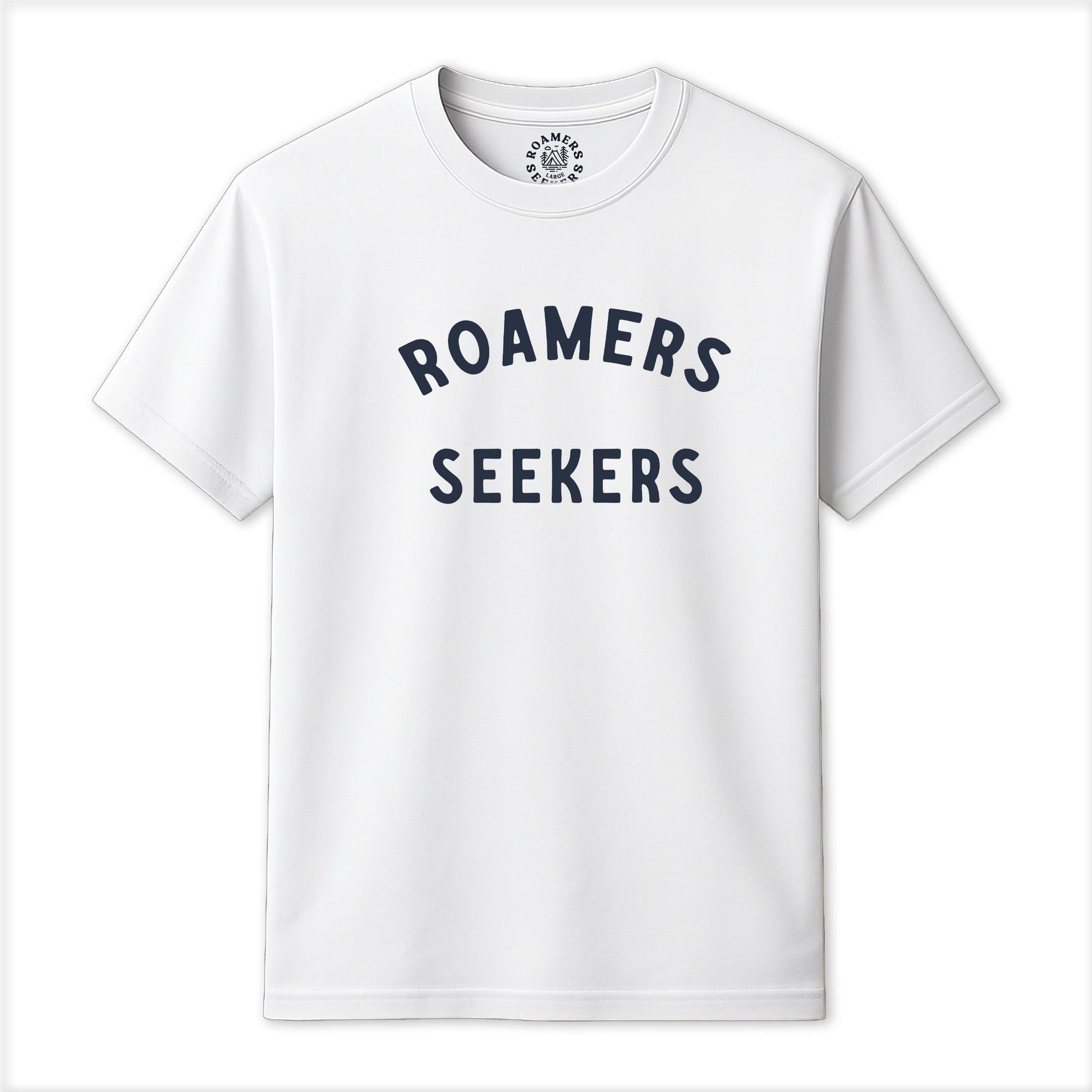 Roamers & Seekers Mens Stable Graphic T-Shirt – White – Classic Fit 100% Cotton – Roamers & Seekers Graphic Tee
