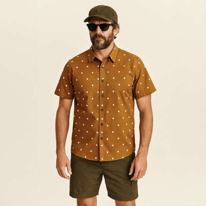Roamers & Seekers Marin Shirt - Dijon / Sand Dot