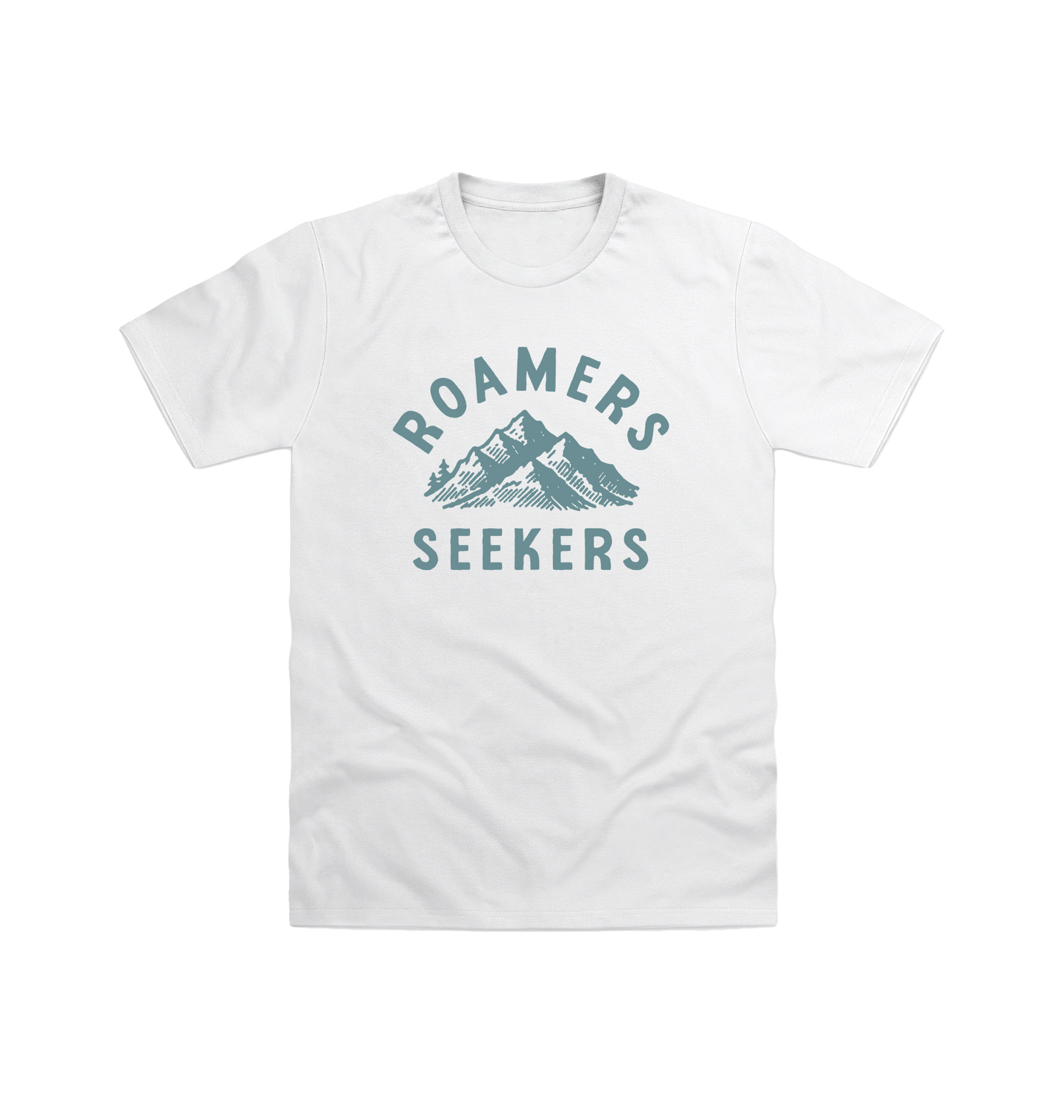 White Printed T-shirt Front