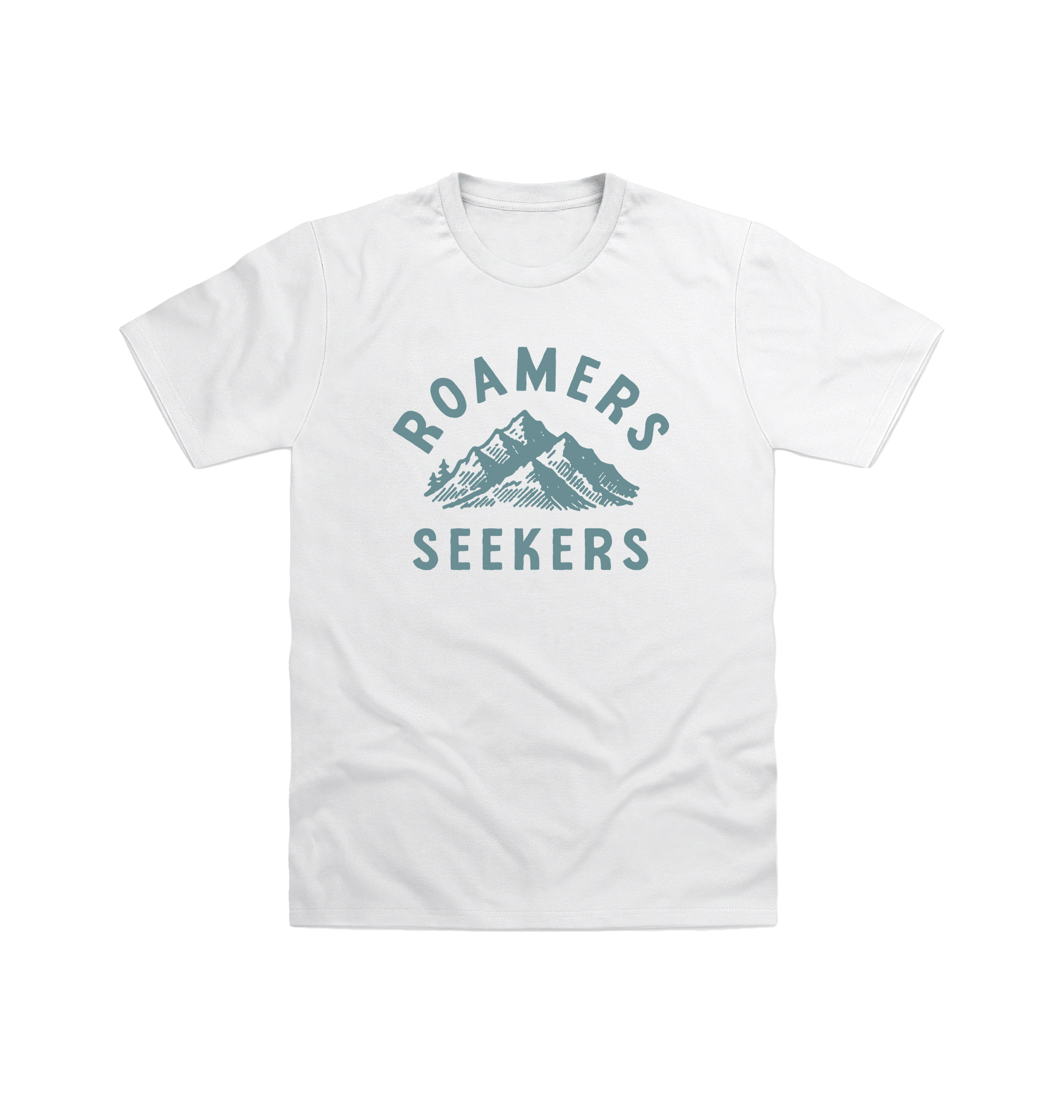White Printed T-shirt Front