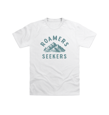 White Printed T-shirt Front