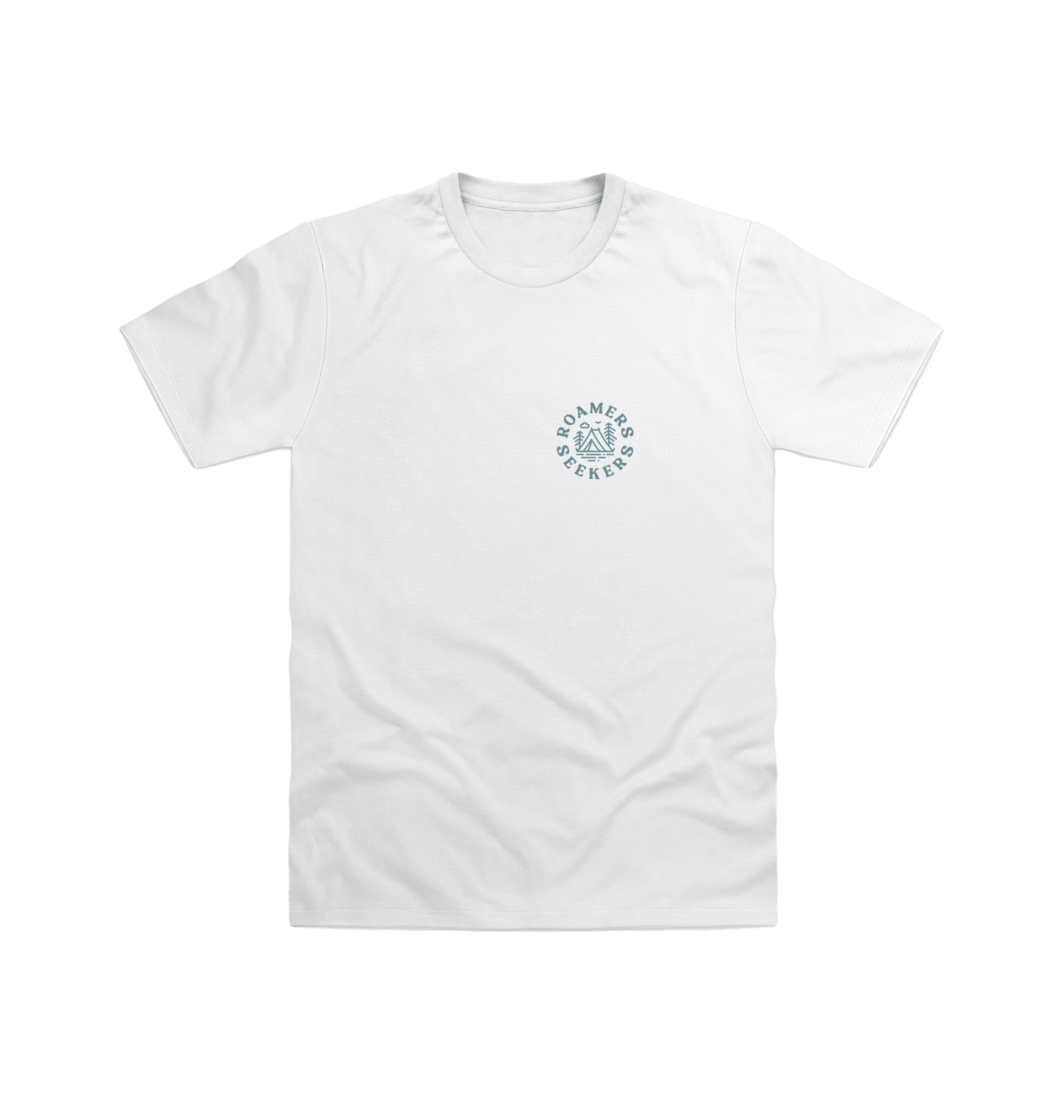 White Printed T-shirt Front