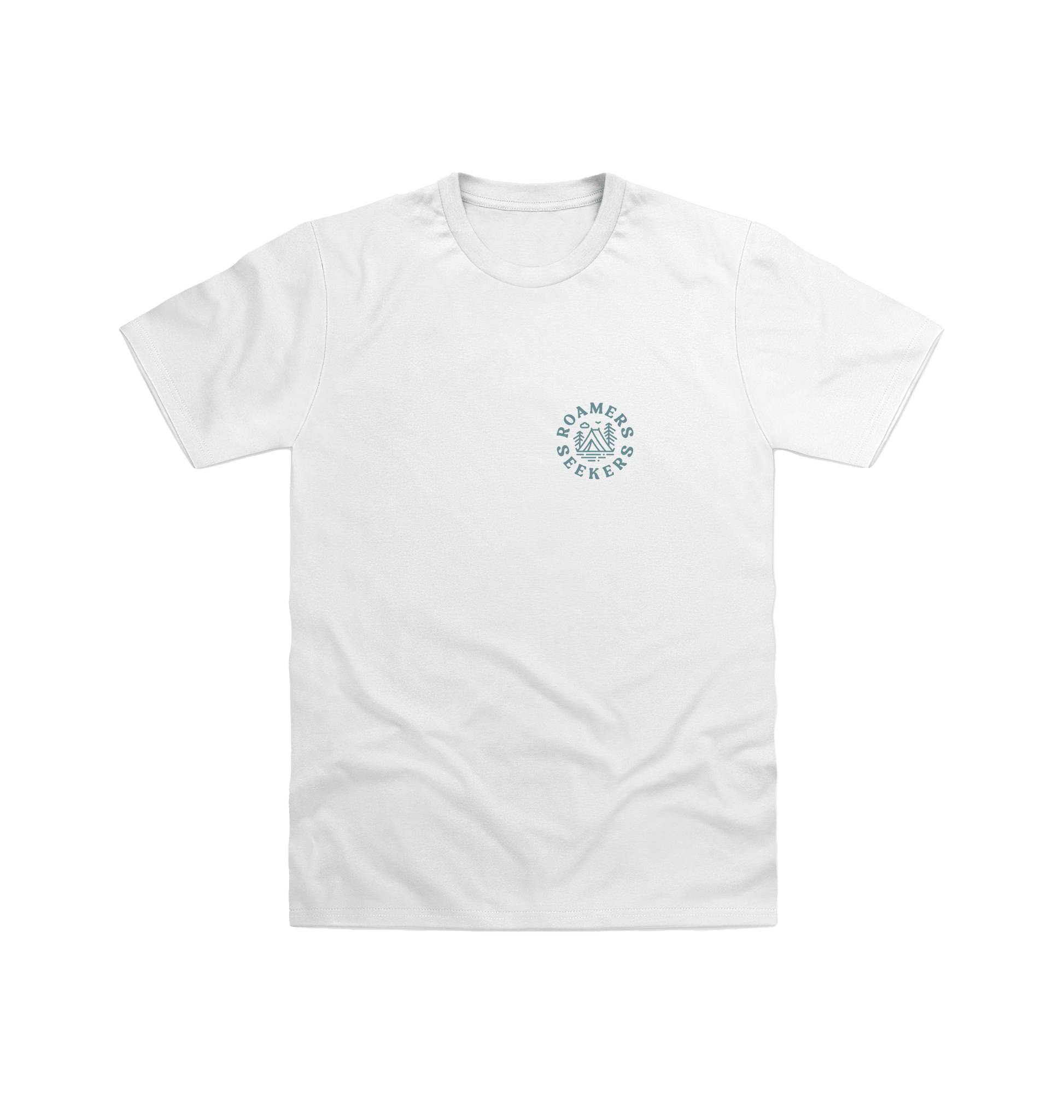White Printed T-shirt Front