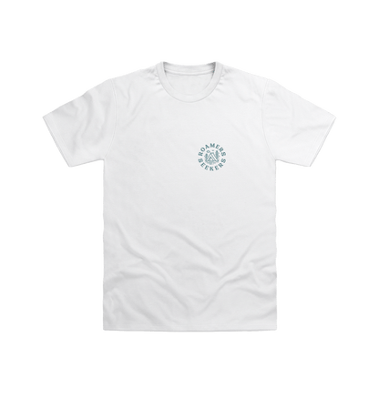 White Printed T-shirt Front