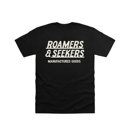 Black Printed T-shirt Back