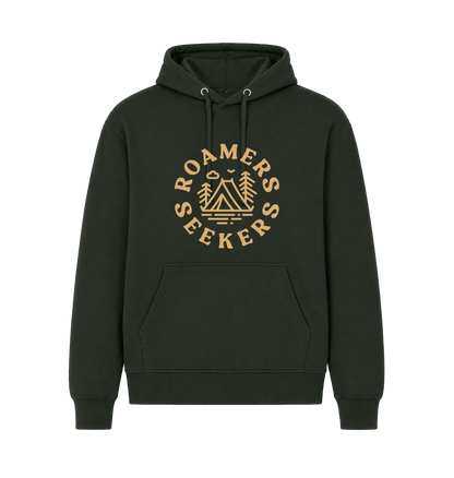 Forest Green Printed Hoody Front