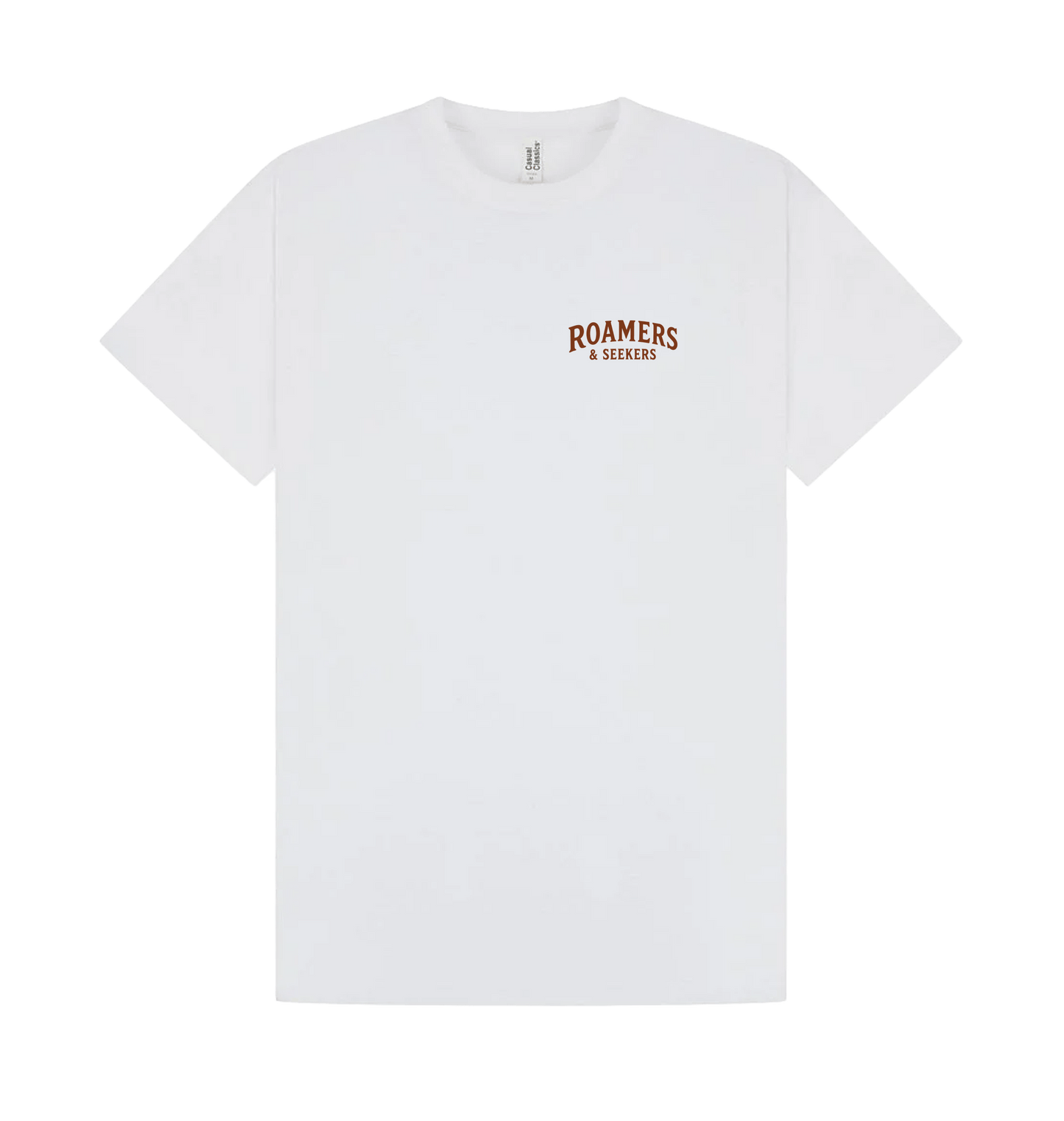 White Printed T-shirt Front
