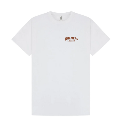 White Printed T-shirt Front