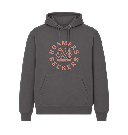 Charcoal Printed Hoody Front