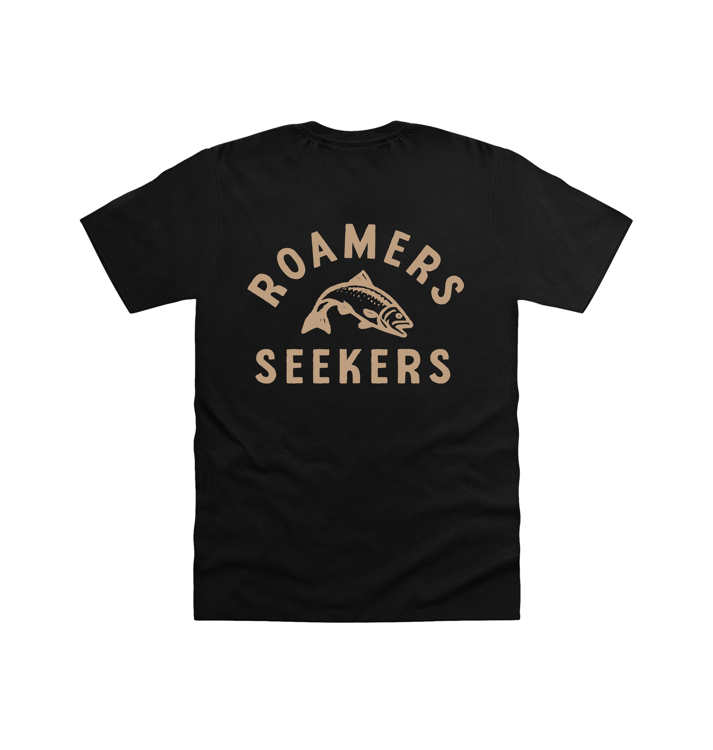 Black Printed T-shirt Back