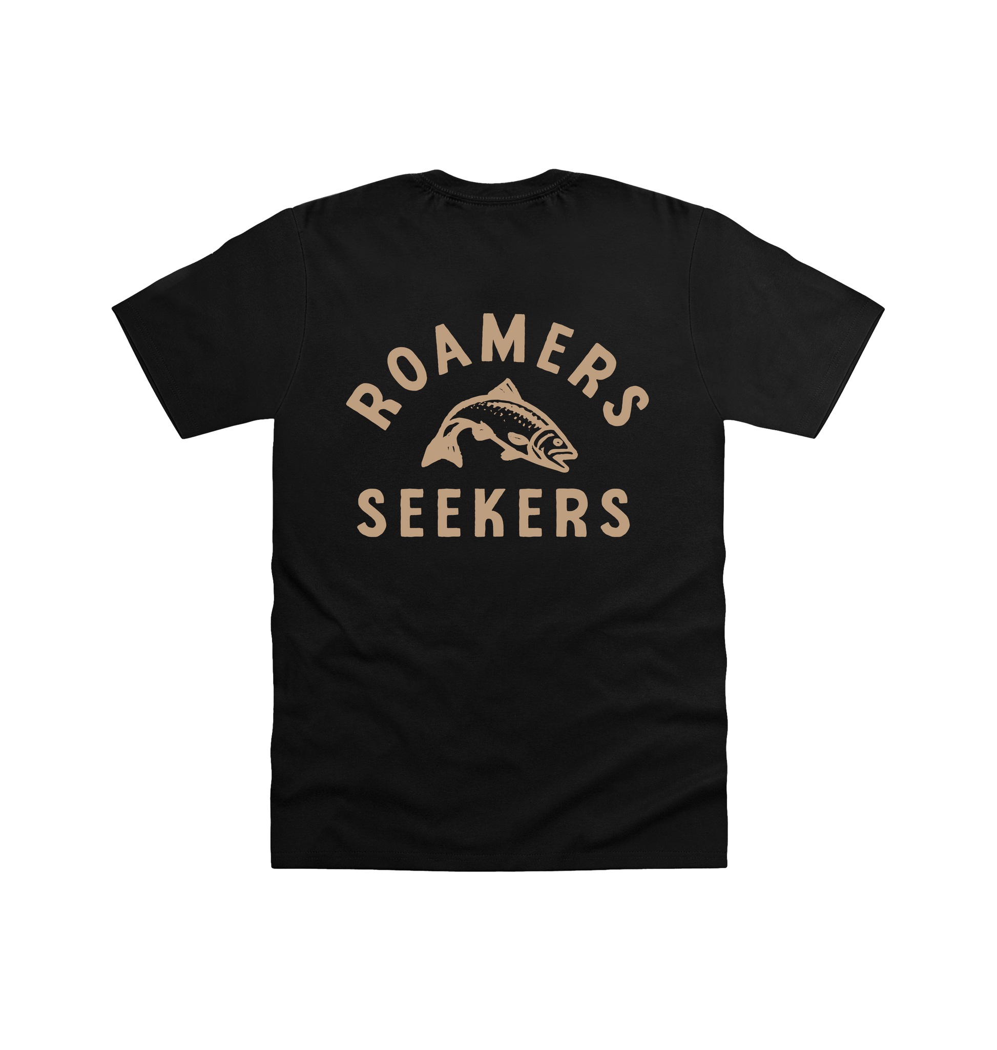 Black Printed T-shirt Back