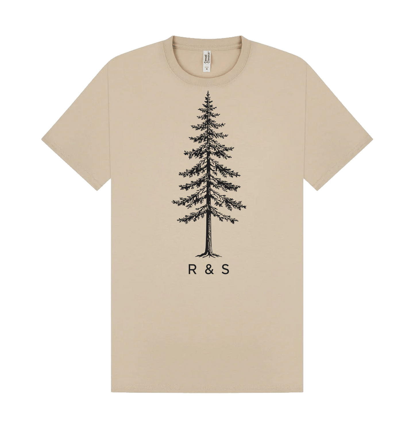Sand Printed T-shirt Front