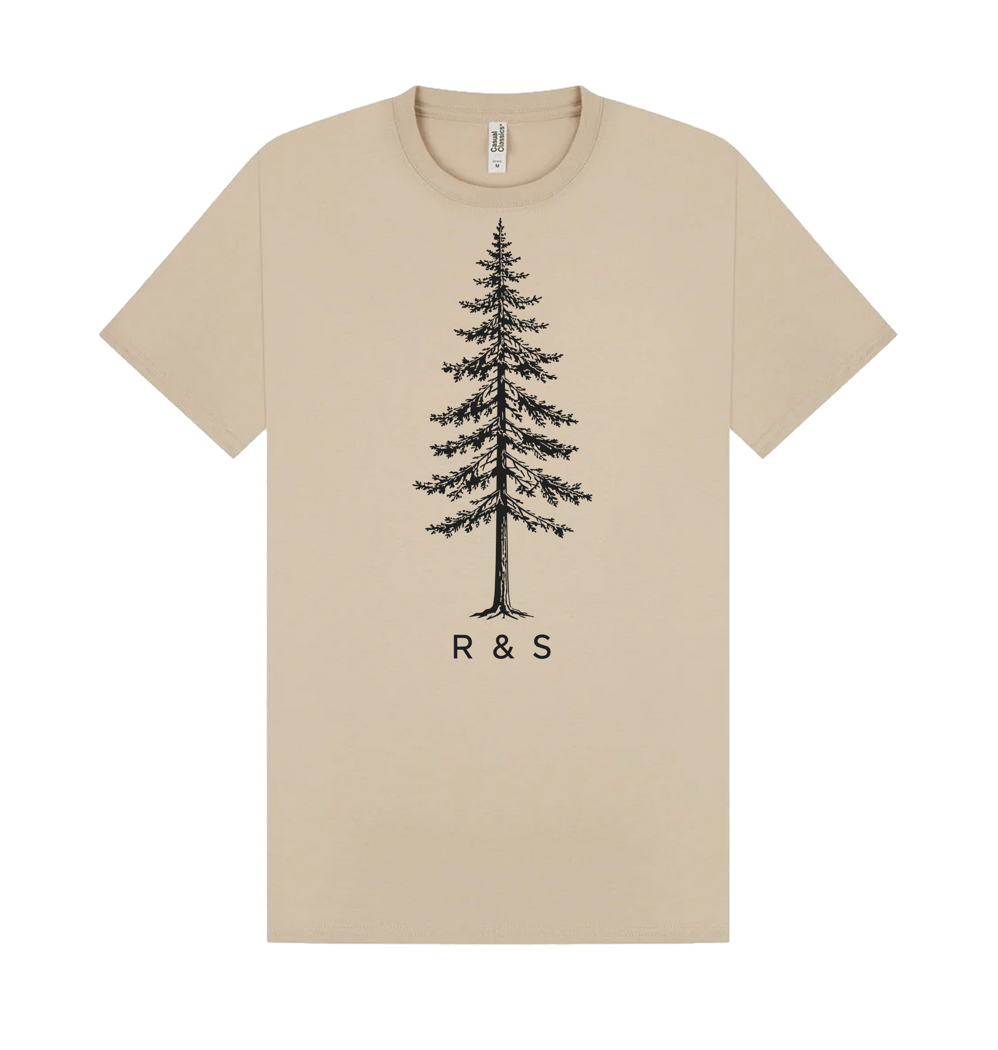 Sand Printed T-shirt Front