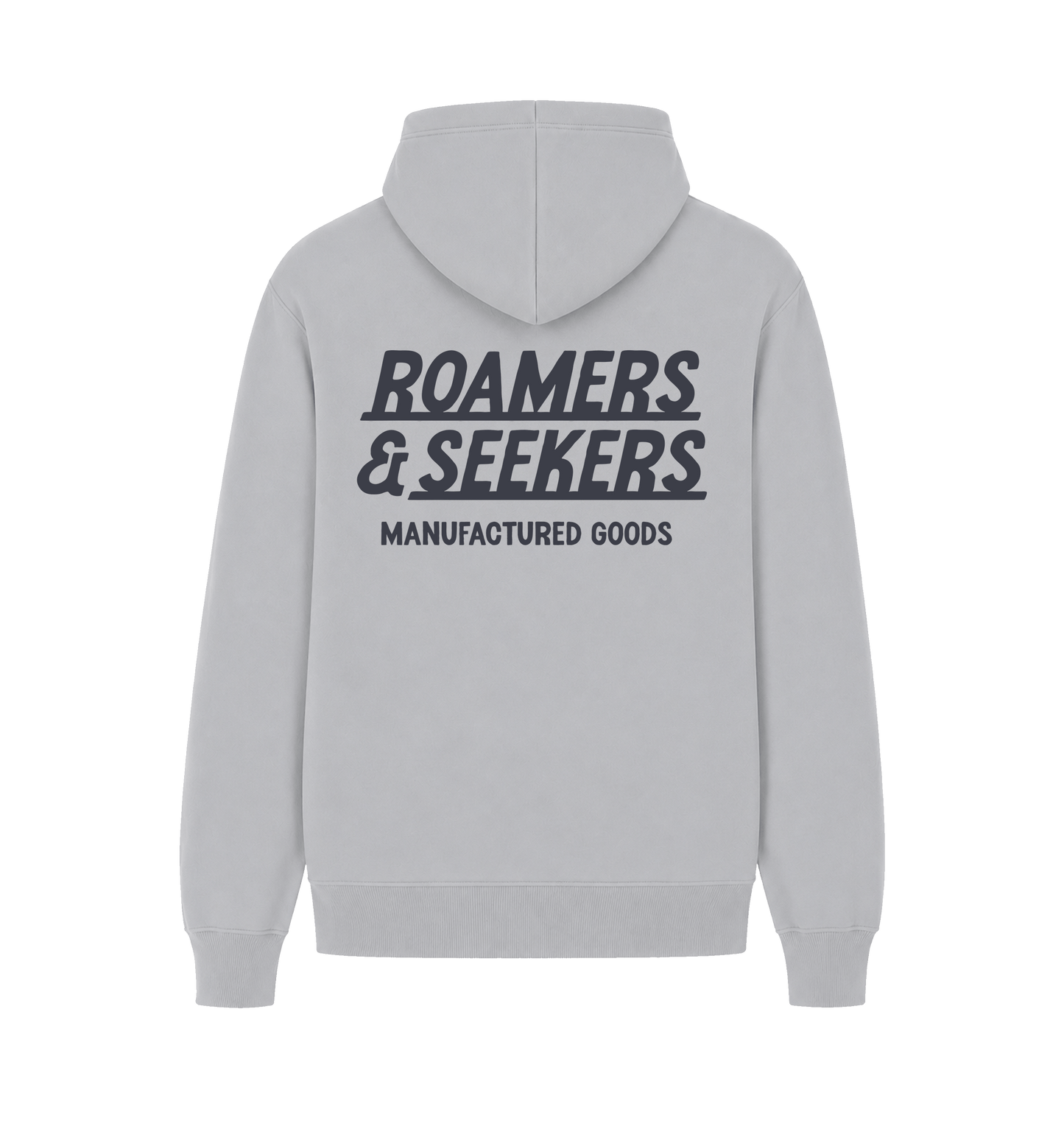 Sport Grey Printed Hoody Back