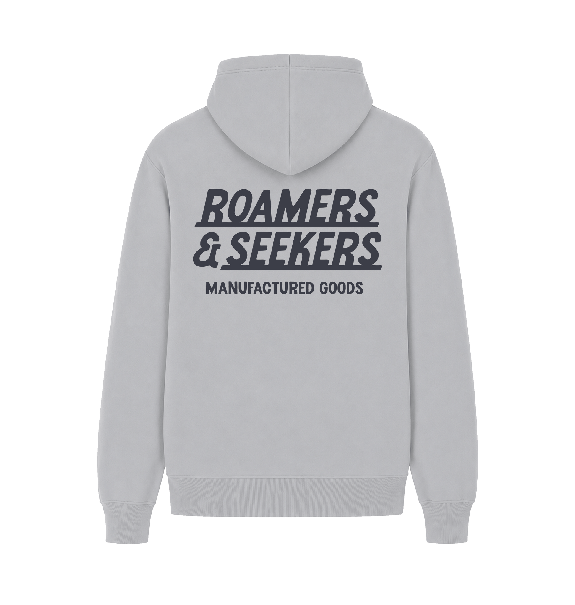 Sport Grey Printed Hoody Back