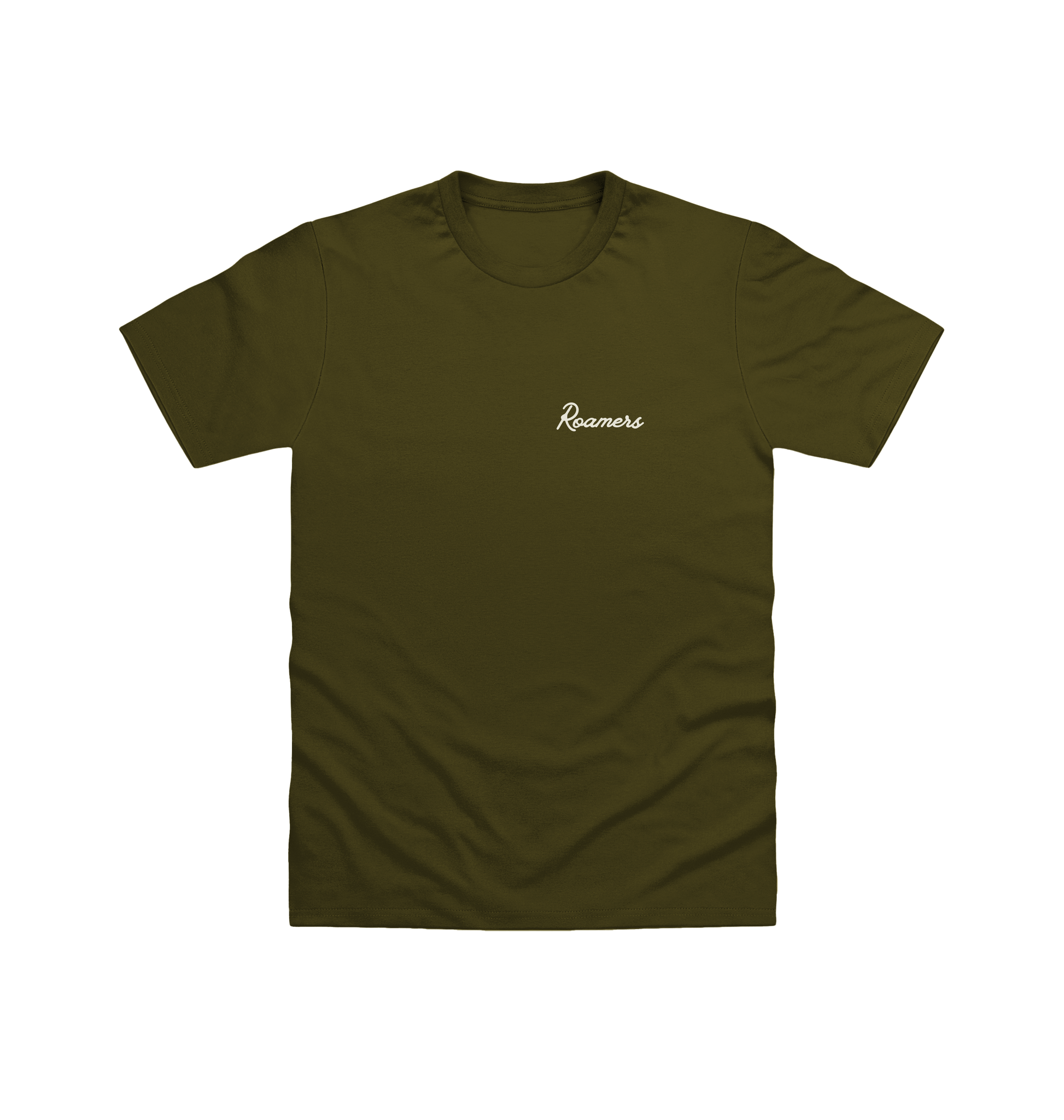 Olive Printed T-shirt Front