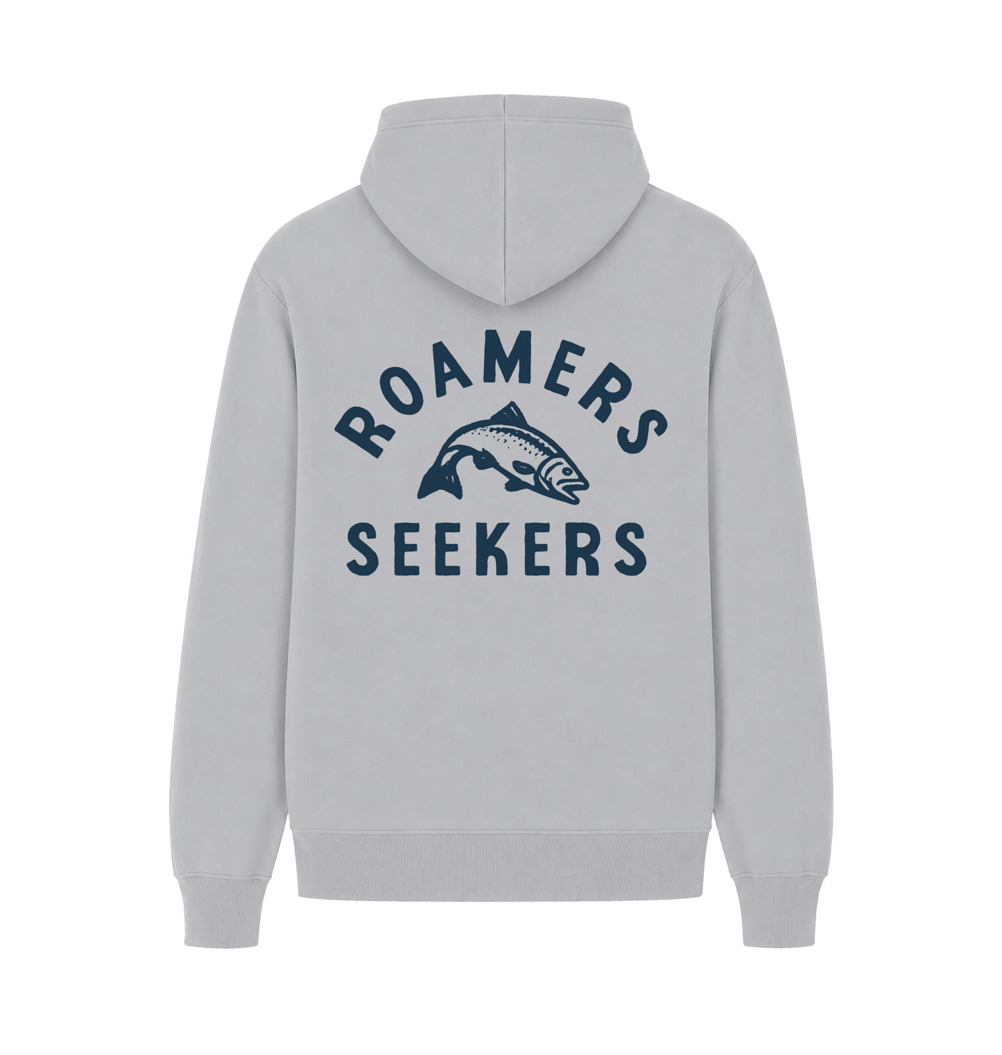 Sport Grey Printed Hoody Back