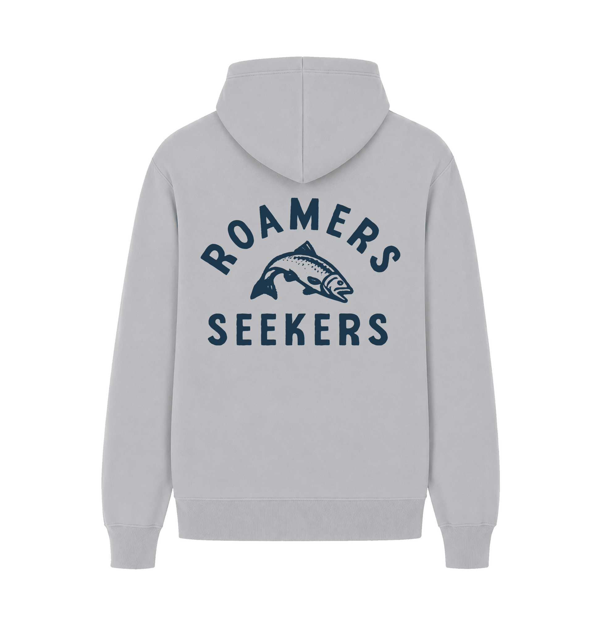 Sport Grey Printed Hoody Back
