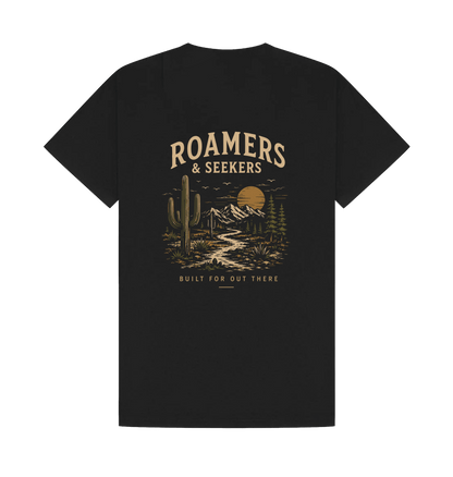 Black Printed T-shirt Back