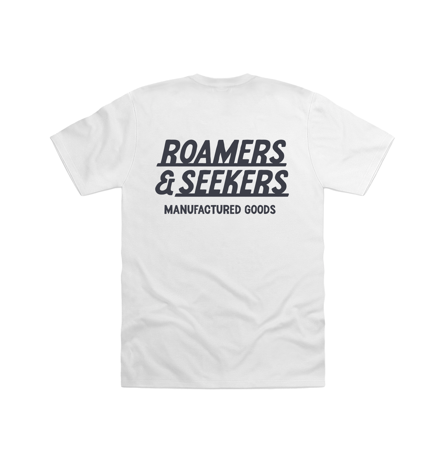 White Printed T-shirt Back
