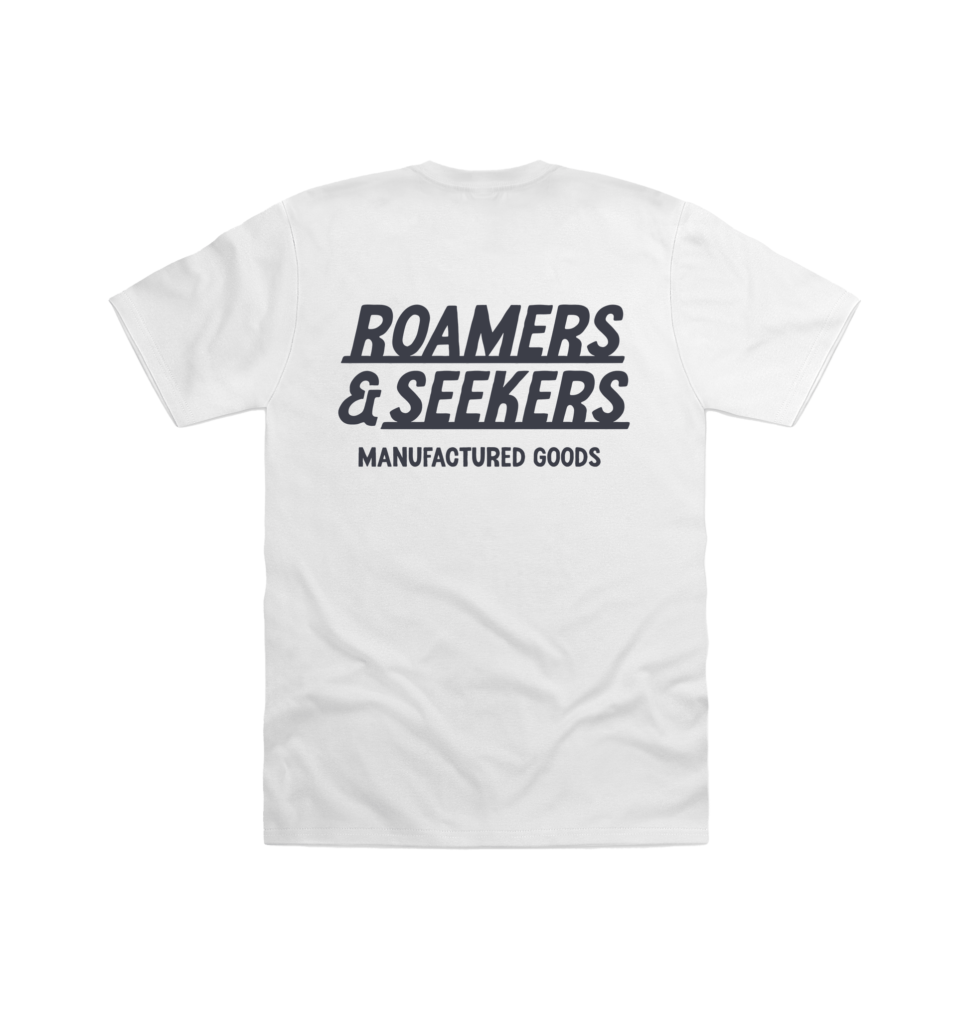 White Printed T-shirt Back