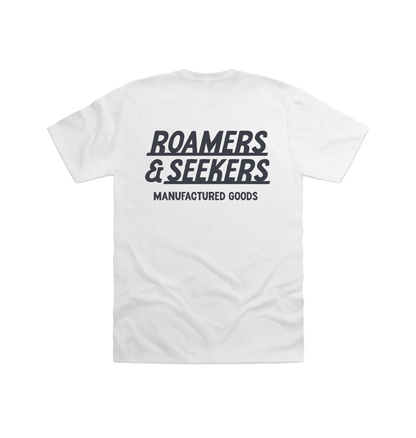 White Printed T-shirt Back