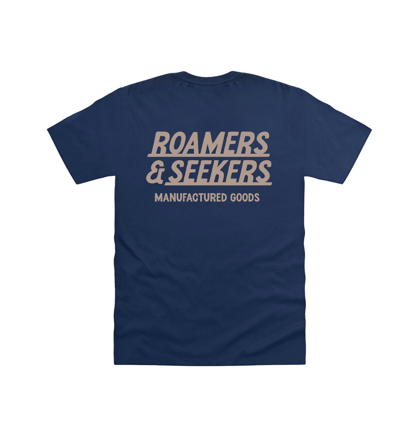 Navy Printed T-shirt Back