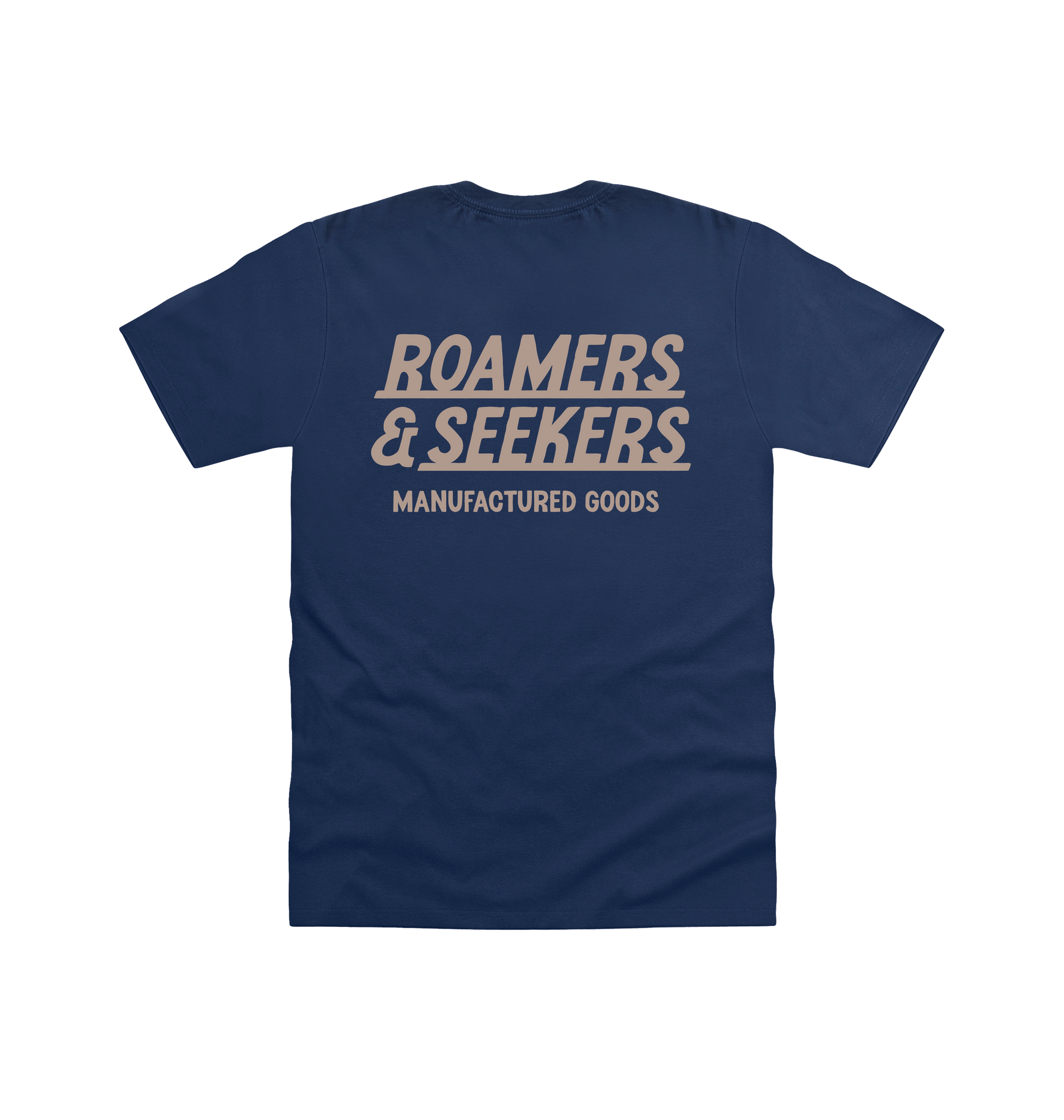 Navy Printed T-shirt Back